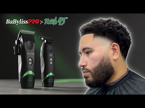 First cut with the T45 😳 BabylissPro x Tomb45 Clipper and Trimmer