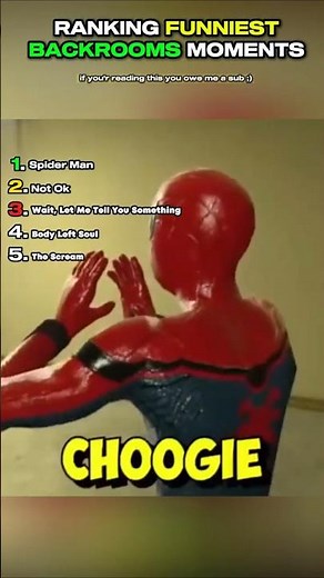 Ranking Funniest Backrooms Moments