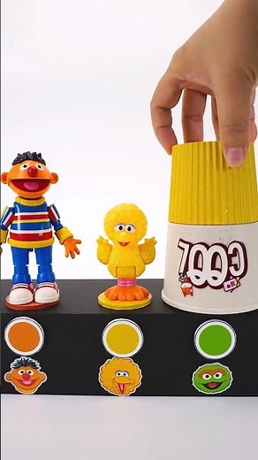 Satisfying With Unboxing Sesame Street Toys | Sesame Street Toy Collection Review ASMR #short #toy