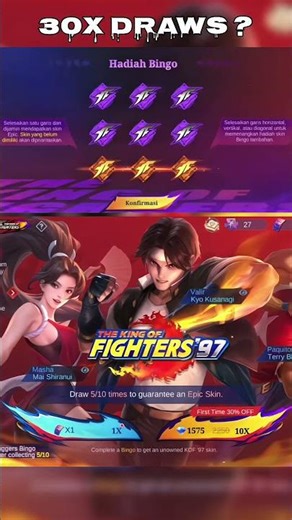 Kof 2026 draw #mlbb #mlbbxkof #ml
