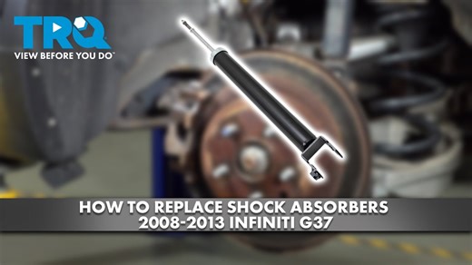 How to Replace Shock Absorbers 2008-2013 INFINITI G37