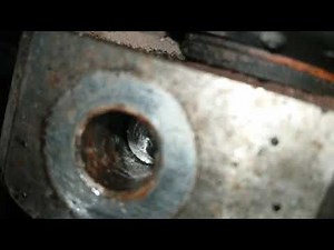 how to extract a broken Audi pinch bolt