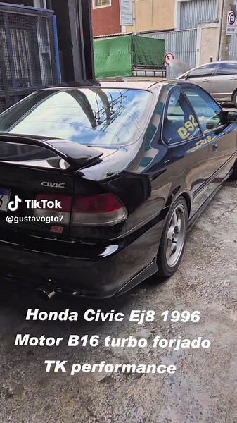 1996 Honda Civic Coupe Ej8 with B16 Turbo Performance
