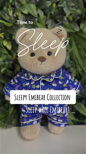 Say hello to our Sleepy Emibear Collection — the snuggliest little bears ready for bedtime cuddles 🐻💤 Soft, soothing, and perfect for winding down after a big day of adventures. 🛍️ Visit our TikTok Shop to explore the full collection and bring home your own Sleepy Emibear! #Emibear #SleepyBear #bedtime @Emibear_Adventures
