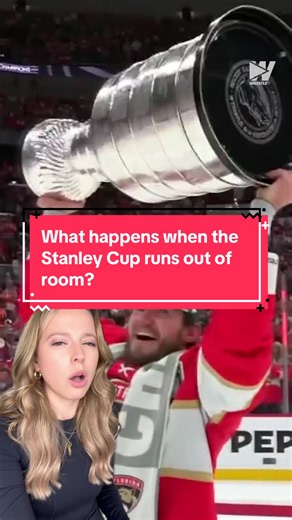 Have you ever wondered what happens when the Stanley Cup runs out of room for names? 👀🏆 @Elliot Georgiadis #NHL #StanleyCup #sports #stanleycupfinals #hockey s
