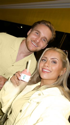 Holly Annabelle-Taylor on Instagram: "Always room for something sweet 🍦 basically forced @danpurdie_ to do this with me 🤣 • @holly_a_taylor #ibiza #holidayreels #holidayinspo #icecream #sofull #boyfriendandgirlfriend #londonblogger #trendingaudio"