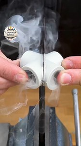 770K views · 1.2K reactions | Clever plumbing hack using just two PVC elbows! #handytips #handymanhacks #plumbingtrick #pvchelbow #diyrepair #quickfix | Handyman Hacks | Facebook