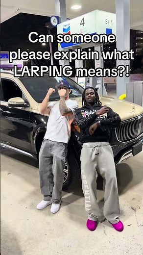 What does “LARPING” mean?