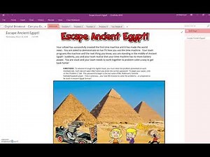 Create a Digital Escape Room with OneNote - Part I (An Example)