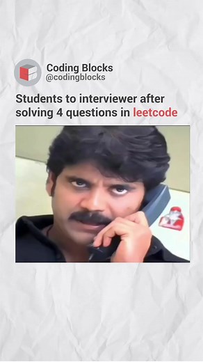 Who else can relate to this??  Let us know in the comments below!! Share this with your friends! Follow @codingblocks for more!! . . . . . #CodingBlocks #learntocode #explorepage #codingmeme #codinghumor #employee #placements #programminglife #programmingmemes #reelsinstagram #manager #corporate #interviewers #employee #instagrammemes #reels #leetcode #interview | Coding Blocks | Facebook
