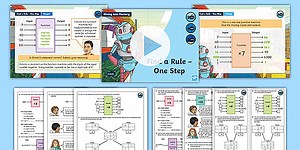 Year 6 Diving into Mastery: Step 1: 1-Step Function Machines Teaching Pack