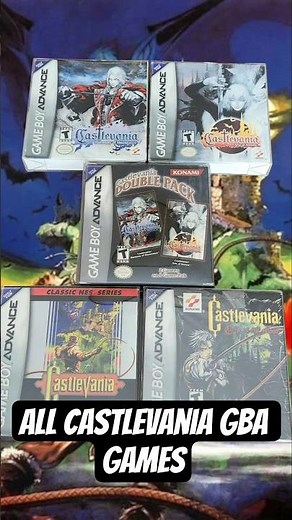 ALL GBA Castlevania Games! #Nintendo #gameboyadvance #castlevania #konami #retrogaming #videogame