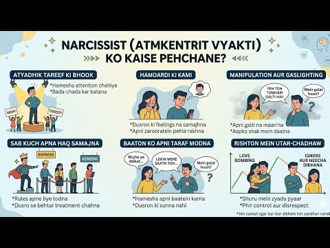 ​Narcissist ko Kaise Pehchane? (Sabse best aur clear)​Self-Centered Log#ToxicRelationships #Mental