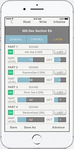Roland - Aerophone Editor | iOS/Android App