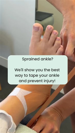 Here’s a step-by-step guide to one of our favourite ankle tapes! 禮...