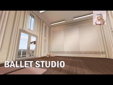 Building a Ballet Dance Studio | Bloxburg Tour & Speedbuild Tutorial