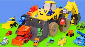 Bob the Builder Toys- Excavator, Truck, Bulldozer, Tractor, Cars & Crane Toy Vehicles for Kids 🍋🍋🍋🌽🌽🌽🍟🍟🍟 | Pet's Studio Compilation