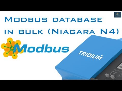 Create & deploy bulk Modbus database in Niagara 4