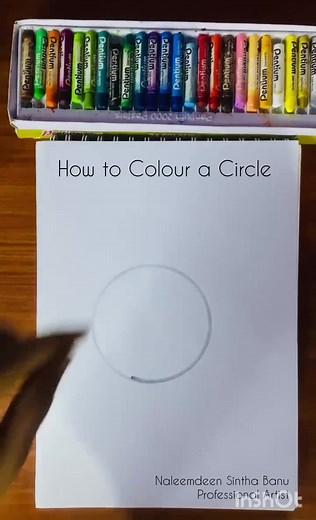 #How to Colour a Circle #Naleemdeen Sintha Banu