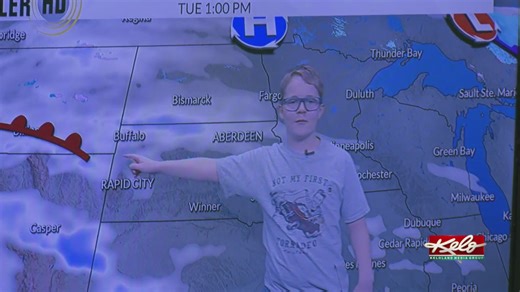 Future meteorologist gets Christmas wish to tour KELOLAND