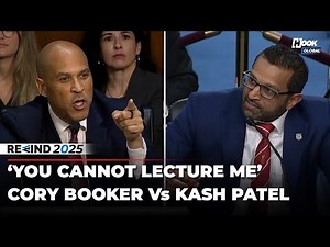 ‘Trump Will Cut You Loose’: Cory Booker Unleashes On Kash Patel In Fiery Senate Hearing |Rewind 2025