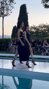 Our two last covers girls @mona_tougaard & @vittoria walking for the @dualipa x @versace show 🔥🔥 | Vogue France