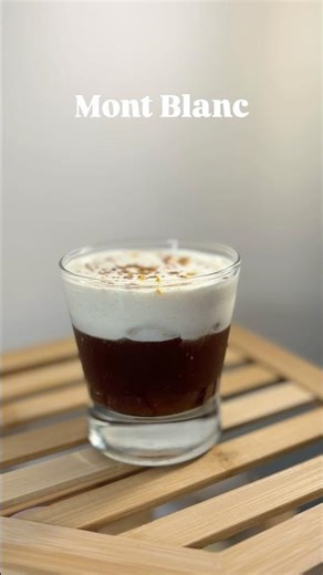 ☁️ Melbourne’s viral Mont Blanc coffee 😍 #coldbrew #espresso #shorts #shortsfeed #icedcoffee