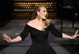 Adele Makes Rare Appearance