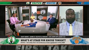 102K views · 1.2K reactions | “If the Knicks lose this series … it would be one of the biggest disappointments in NBA history.”  Kendrick Perkins says the New York Knicks must win their series against the Boston Celtics. | ESPN First Take | Facebook