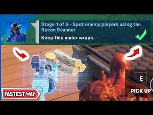 Spot ENEMY PLAYERS Using the RECON SCANNER - Fortnite Wrath Quests Season 8!