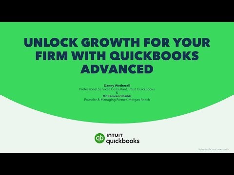 Unlock growth for your firm with QuickBooks Advanced