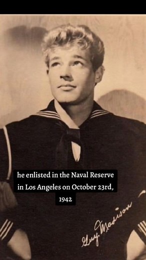 US Navy World War II vet & actor Guy Madison. #militarylife #usnavy #Navy #guymadison #history #facts #veterans | The Giant Killer