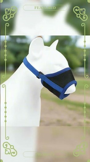 Breathable Durable Soft non Binding Safe Adjustable Dog Muzzle Cruelty Free Canine