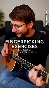 Fingerpicking Exercises for Advanced Beginners Comment “YES” and I’ll send you the 5 fingerpicking exercises so you can enjoy them too. Wait… 2 years in but still a beginner? Let’s end that today. Go here: Hi-Guitar.com/The-Spark #guitarlesson #guitartutorial #guitar | Hi Guitar by Florian