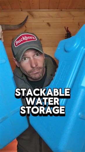 Stackable Water Brick for Easy Storage and Purification