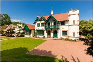 Gorgeous Scots mansion with roof terrace & sprawling gardens on sale for £1.2m