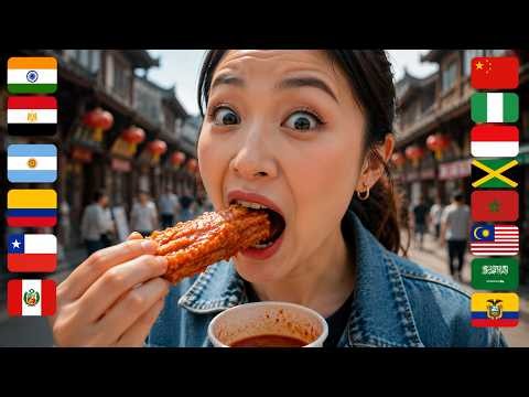Which country's food would you pick? #8🌍 | Global Snack AI ASMR