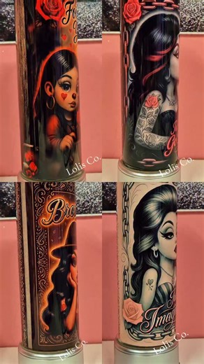 Lolis Co. | Some of today's orders 💓 Available to order 20 oz tumblers ready to ship by Friday. #lolischulas #tumblers #fypシ #arttumblers... | Instagram