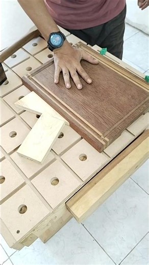 wedge clamping #woodworking #tips #tricks #diy #project