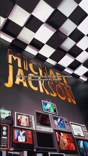 RUN to This FREE Michael Jackson Experience in London 🤯✨ #michaeljackson #michaelmovie #london