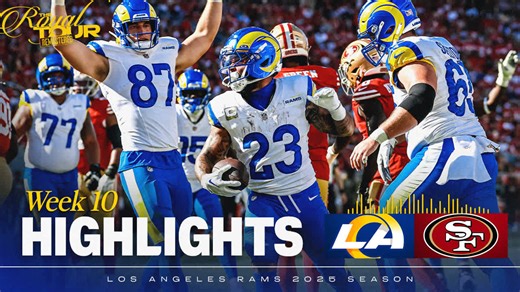 HIGHLIGHTS: Rams' top plays in Week 10 win over 49ers - 6 touchdowns, Nate Landman's peanut punch & more