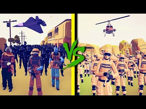 WARZONE ARMY vs SPECIAL FORCE TEAM - Totally Accurate Battle Simulator TABS