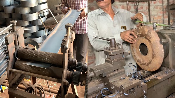 Incredible Tractor Wheel Rim Manufacturing Process