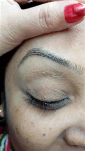 v shape eyebrow threading 💞💞 viral videos