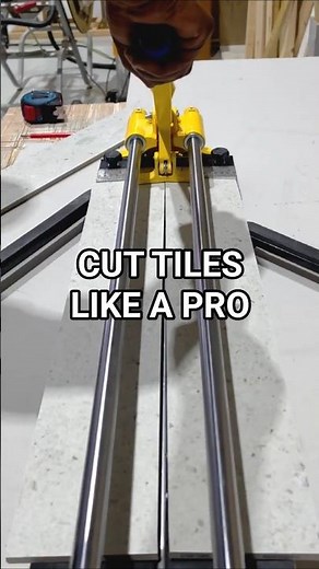 How to cut tiles perfectly every time 🔥