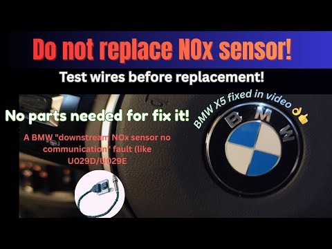 BMW X5 Nox Sensor Fault - I Can't Believe This Simple Fix Works