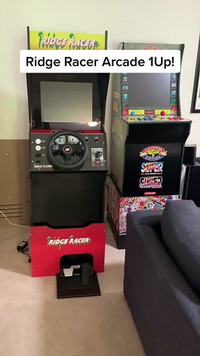 Exciting Arcade1Up Game Room Setup with Ridge Racer!