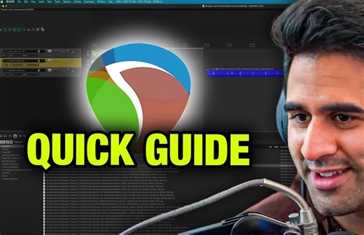 [4K中字]25分钟教你学会Reaper 7