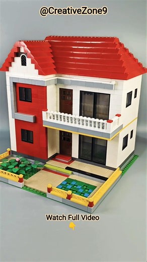 How To Build a LEGO Modern Luxurious House MOC 🏠| Lego creations #shorts #shortvideo #lego #legomoc