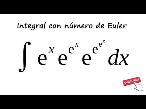 Integra con el número e Euler